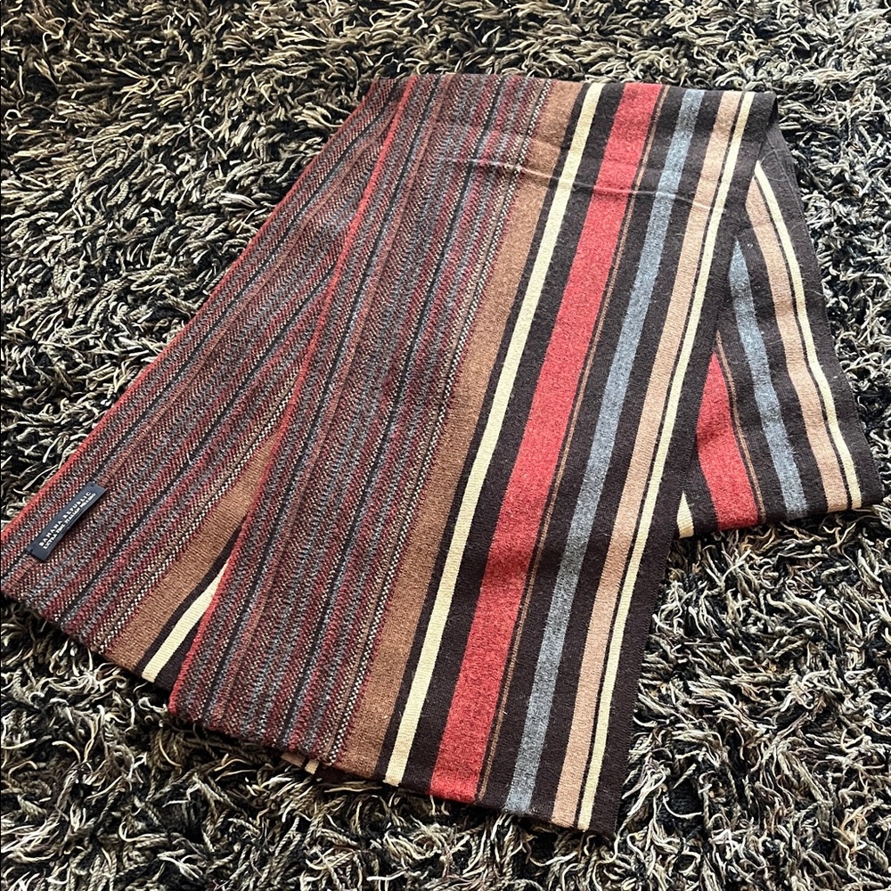 Beautiful Merino Wool Striped Scarf perfect for fall